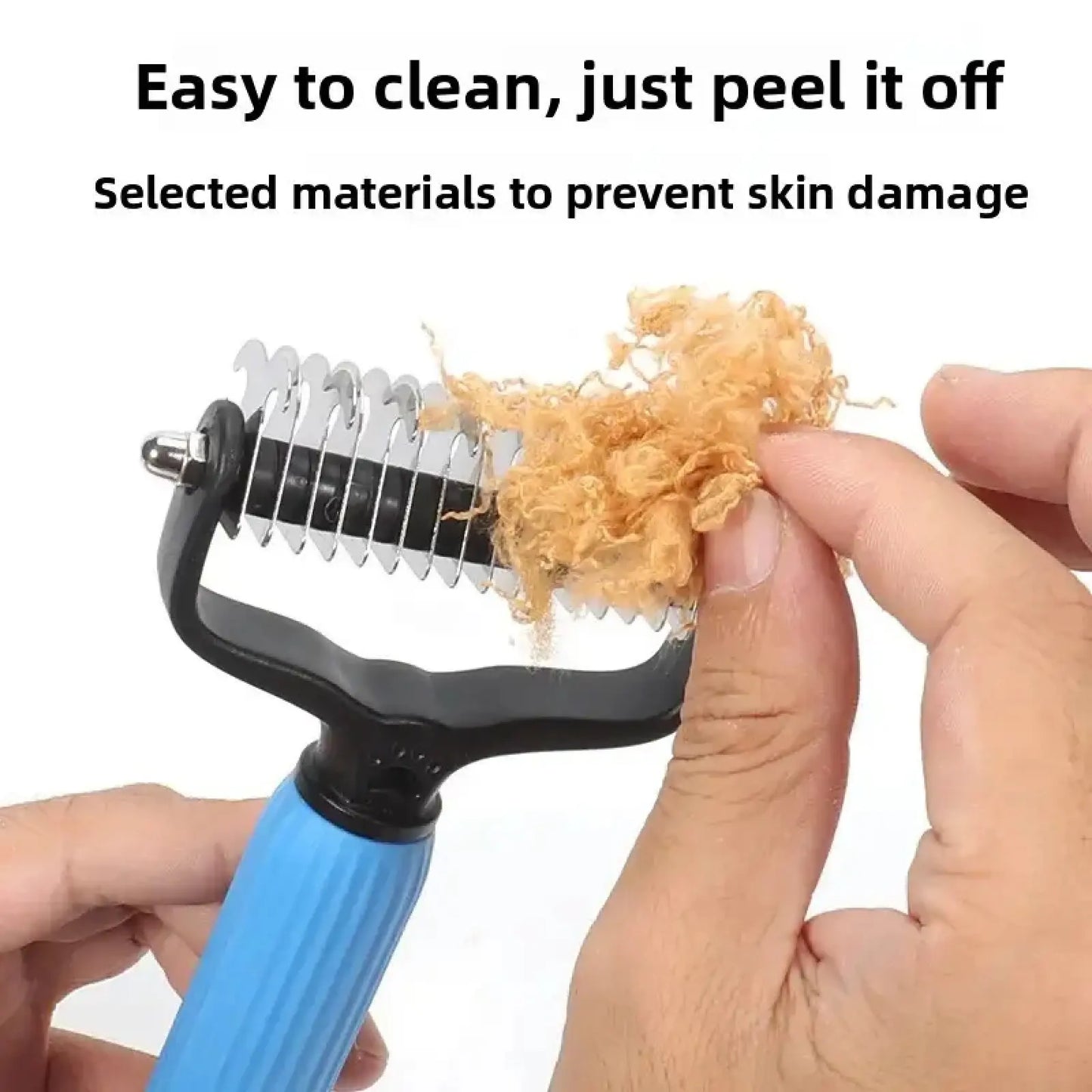 Professional Double-Sided Dog Detangling Comb – Stainless Steel Grooming Tool