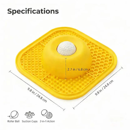     Interactive Dog Lick Bowl – Slow Feeder with Suction Base & Rolling Ball