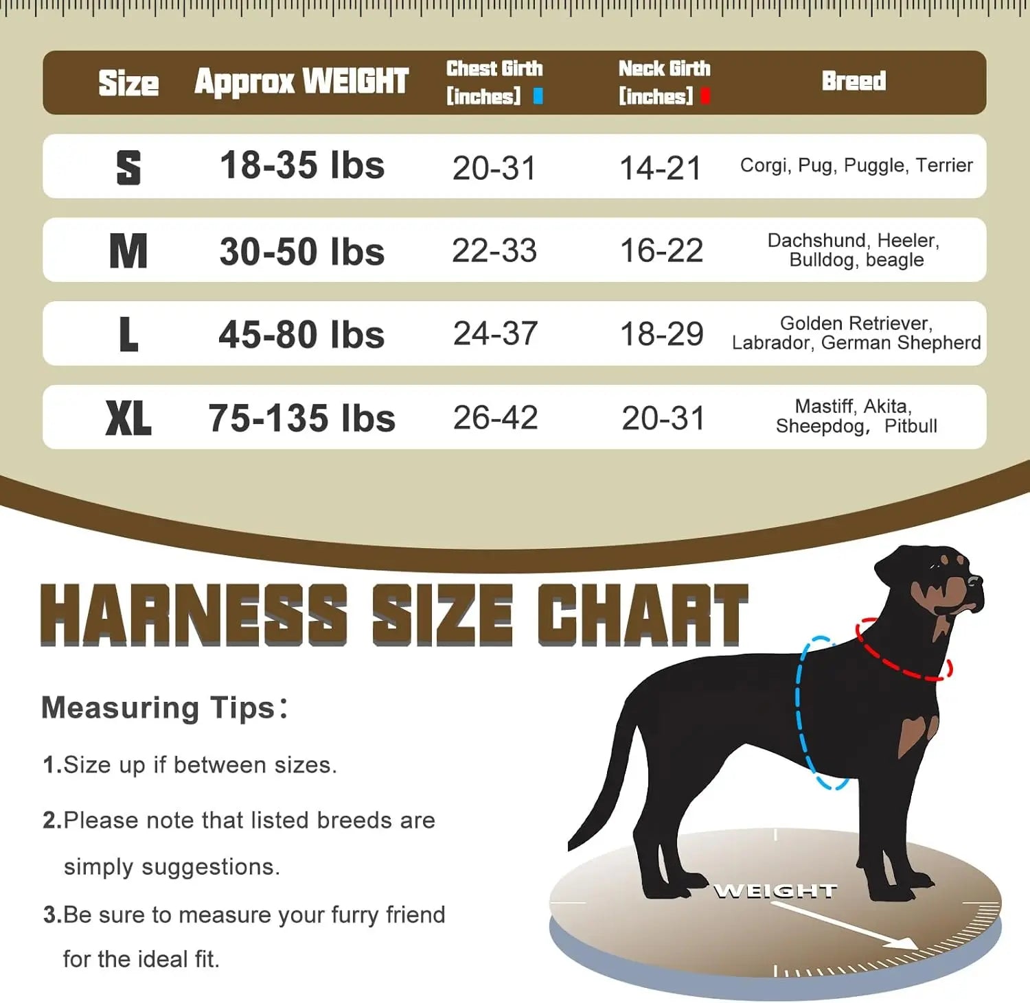 AUROTH Tactical Dog Harness