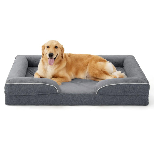     MADE 4 PETS Orthopedic Dog Bed – Waterproof Memory Foam Pet Mattress