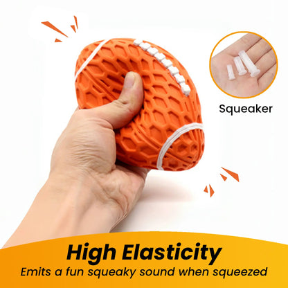     Durable Rubber Dog Football Toy – Floating Fetch Ball for Aggressive Chewers